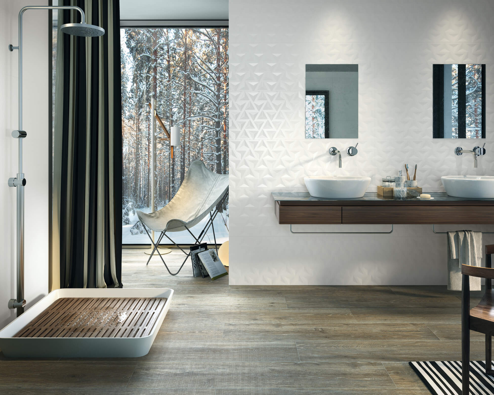 Serie Porcelanite ARTIC blanco liso