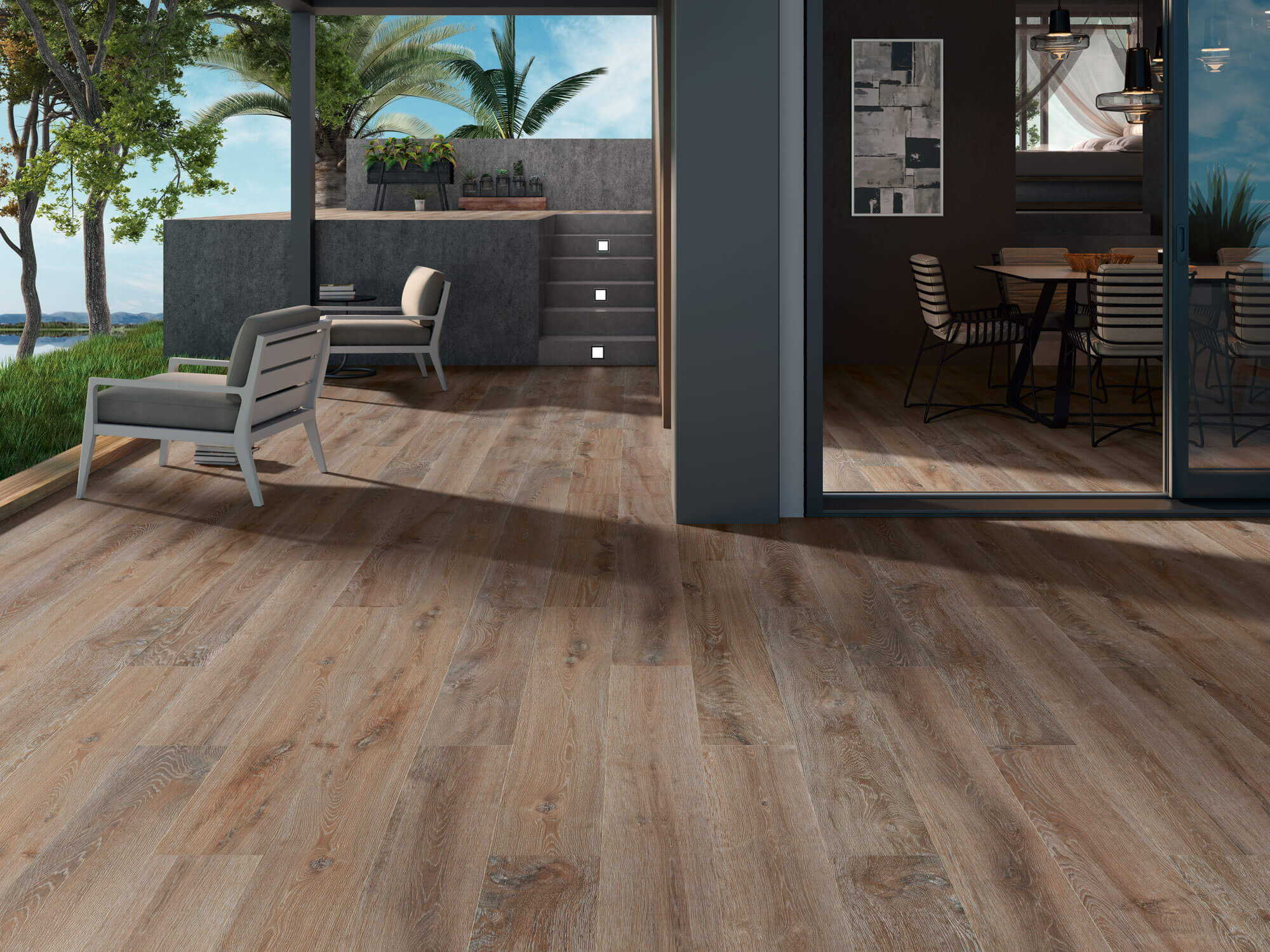 Serie Porcelanite BALMORAL imitación madera
