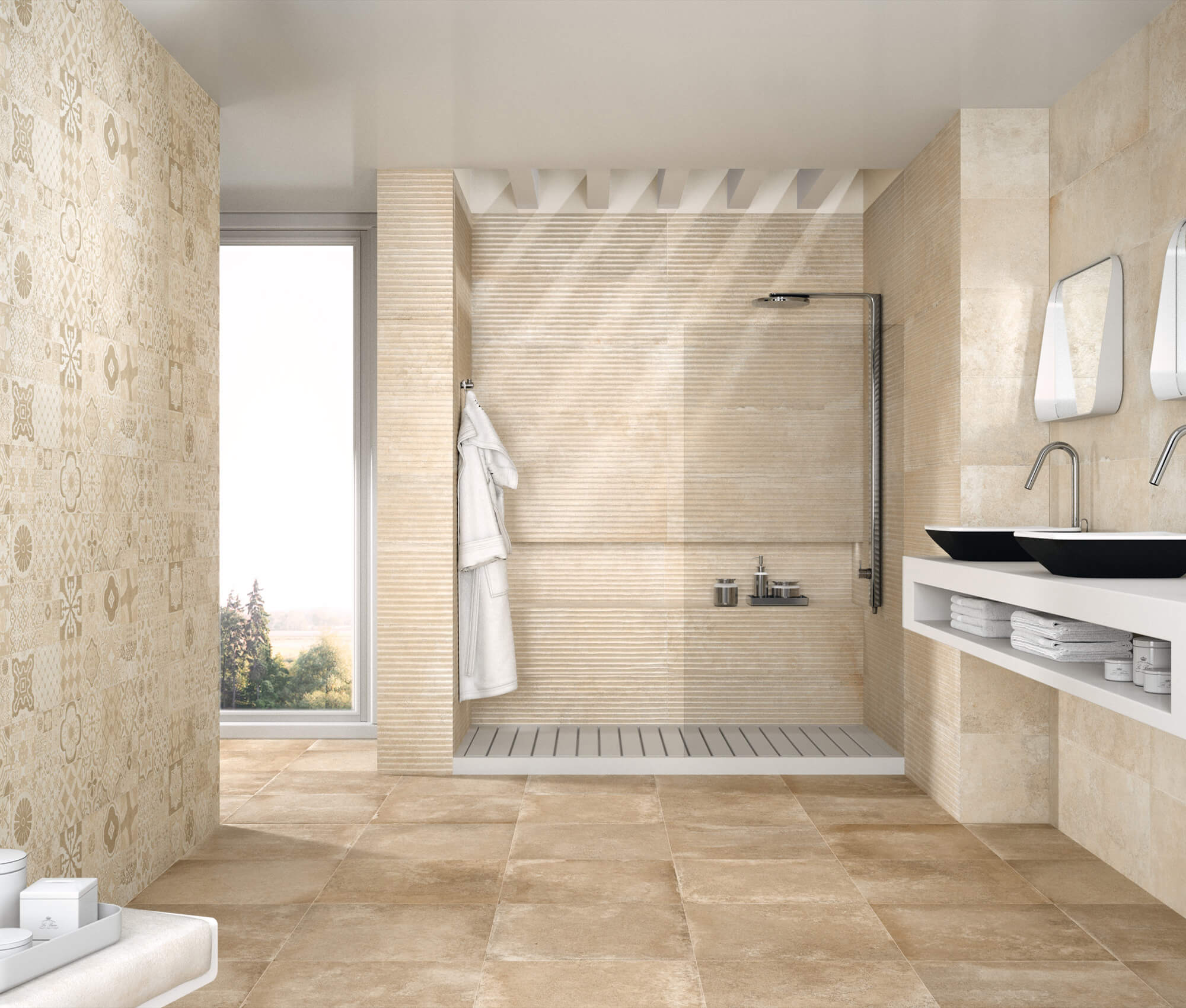 Serie Porcelanite LOUISIANA estética pétrea